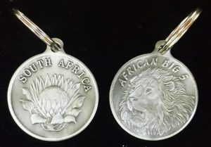 lion-protea-keyring-ant-silver