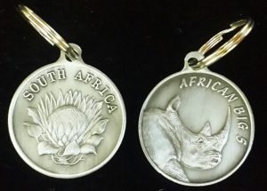 rhino-protea-keyring-ant-silver